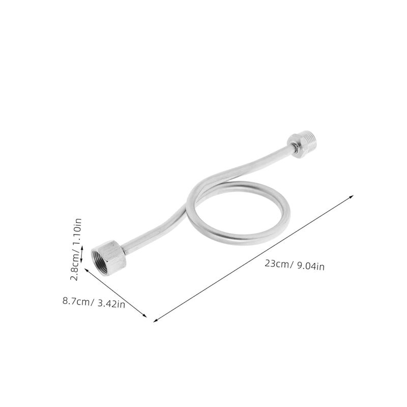 Stainless Steel Pressure Gauge Replacement Buffer Pipe with Practical Connection - Image 2